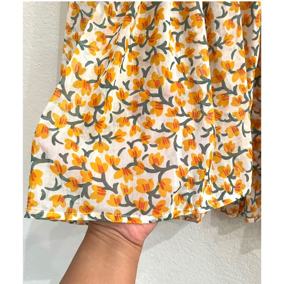 Ottod’ame Anthropologie Unica Peasant Floral Blouse Boho Hippie - Picture 7 of 9